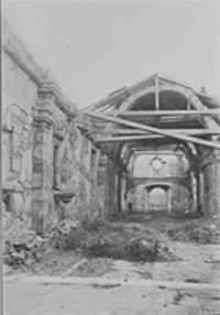 Mission San Carlos Ruins Looking From the Altar, Taken Before 1880